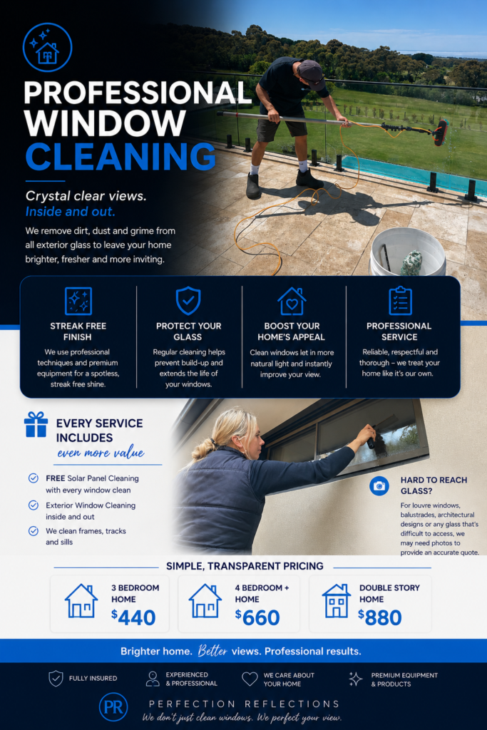 Perfection Reflections Window Cleaning Pricing